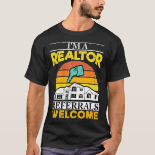 T-shirt Im Un Realtor Référentiels Bienvenue Funny Immobil