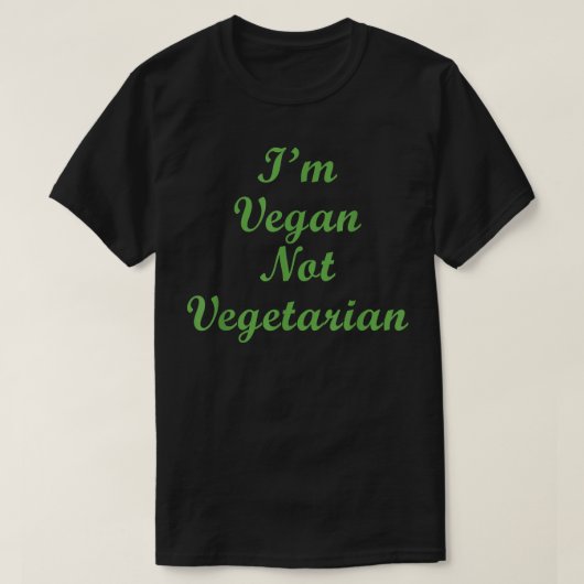 T-shirt Im Vegan (Design devant)