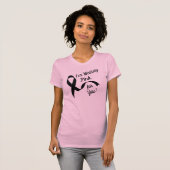 T-shirt I'm Wearing Pink for You (Devant entier)