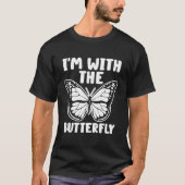 T-shirt I'M With Butterfly Halloween Py (Devant)