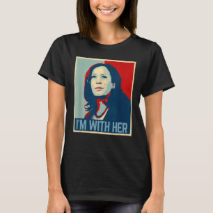 T-shirt I'm With Her Kamala Harris pour la présidence 2024