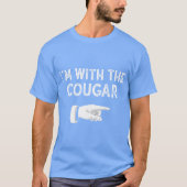 T-shirt Im With The Cougar Matching Cougar Costume Hallowe (Devant)