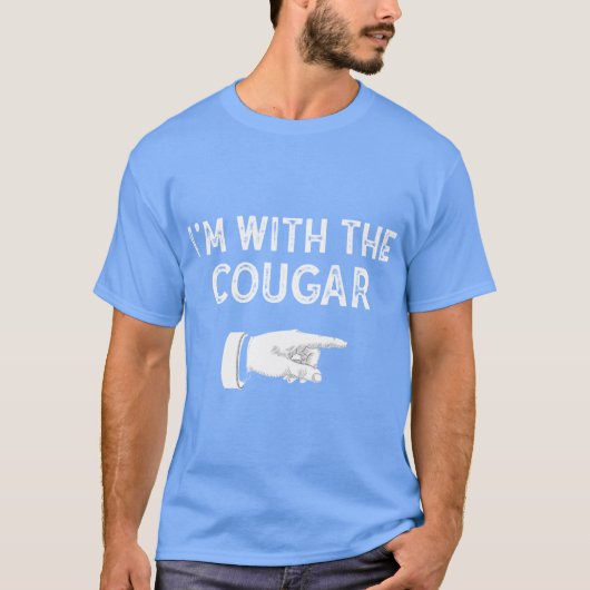 T-shirt Im With The Cougar Matching Cougar Costume Hallowe (Devant)