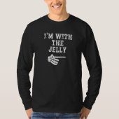 T-shirt I'm with the Jelly Point Matching Couples Hallowee (Devant)