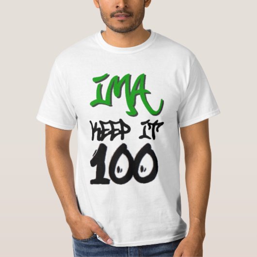 T-shirt Ima le gardent la pièce en t 100 (Devant)