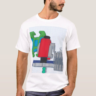 T-shirt image 3d d'impact yeeeyyy obtenez obtenez-lettt