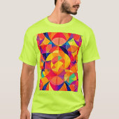 T-shirt Image Abstraite de symétrie dynamique (Devant)