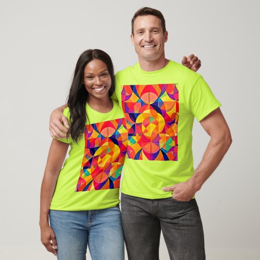 T-shirt Image Abstraite de symétrie dynamique (Unisexe)