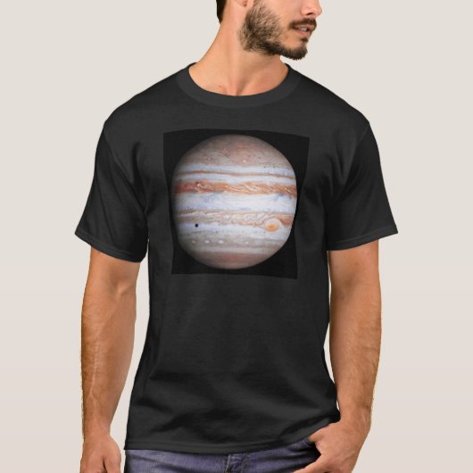 T-shirt Image AUGMENTÉE de la NASA de flyby de Jupiter (Devant)