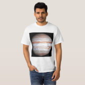 T-shirt Image AUGMENTÉE de la NASA de flyby de Jupiter (Devant entier)