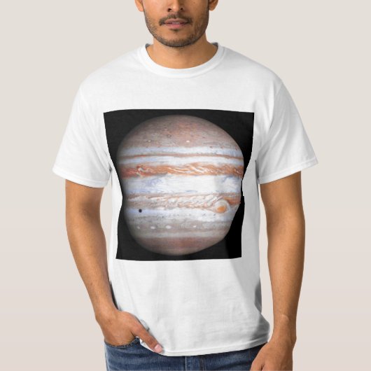 T-shirt Image AUGMENTÉE de la NASA de flyby de Jupiter (Devant)