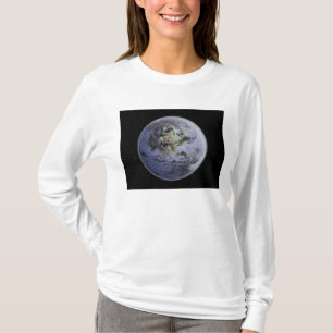 T-shirt Image augmentée par Digital de la pleine terre