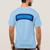 T-shirt Image bleue de faucon (Dos)