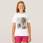 T-shirt image bonjour les filles (Devant entier)
