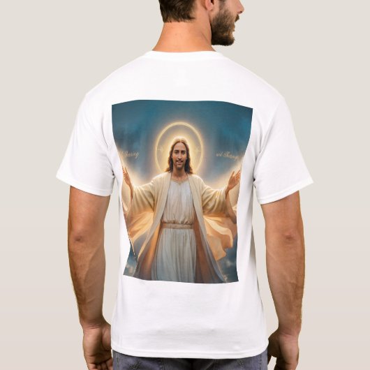 T-shirt image cinématographique de jésus (Dos)