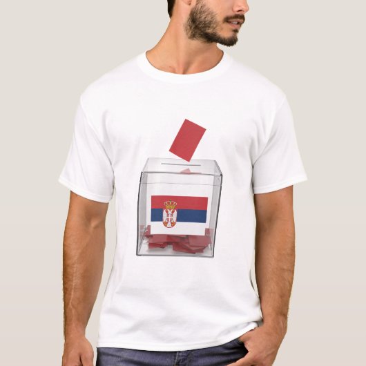 T-shirt Image conceptuelle des élections en Serbie (Devant)