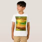 T-shirt image créative (Devant entier)