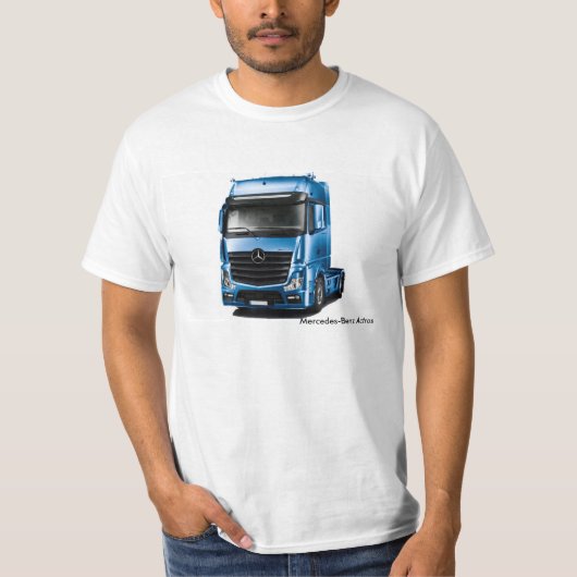 T-shirt Image de camion pour Homme-T-Shirt-White (Devant)