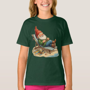 T-shirt Image de carte postale ancienne - NAIN DE JARDIN 2
