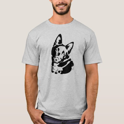 T-shirt Image de chien de Schipperke (Devant)