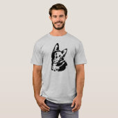 T-shirt Image de chien de Schipperke (Devant entier)