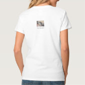 T-shirt image de la faune du loup gris hurlant (Dos)