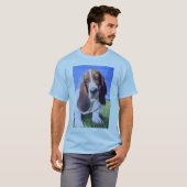 T-shirt Image de la liaison Basset (Devant entier)