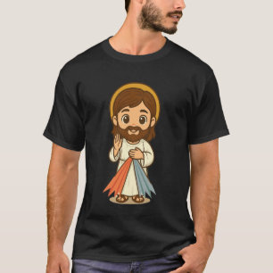 T-shirt Image de la Miséricorde Divine Jésus Je me confie