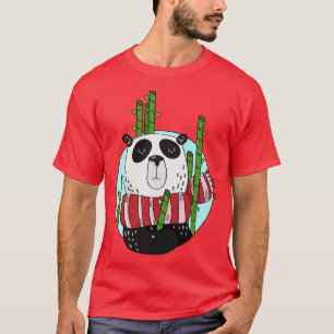 T-shirt Image de l'ours Panda de Noël mignonne Panda à Ba