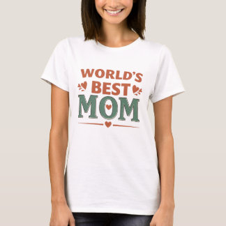 T-shirt Image de police du logo de World's Best Mom