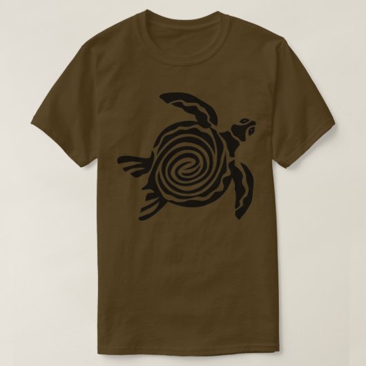 T-shirt Image de tortue de mer tirée à la main (Design devant)