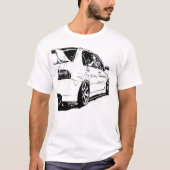 T-shirt Image de vecteur d'évolution de Mitsubishi (Devant)