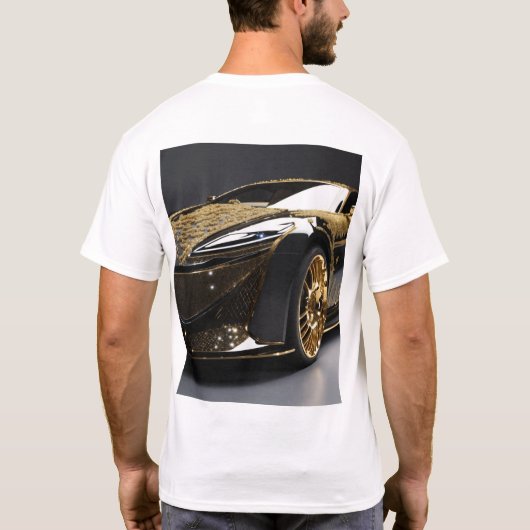 T-shirt Image de voiture (Dos)