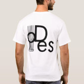 T-shirt Image débranchée de panneau de frette de drain de (Dos)