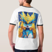 T-shirt Image, détaillée, style de dessin animé, starry gr (Dos)