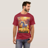 T-shirt Image du cheval (Devant entier)