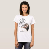 T-shirt Image du Ferret de l'able (Devant entier)