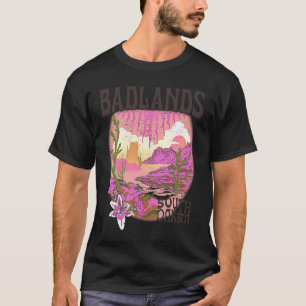 T-shirt Image du paysage du parc national de Badlands Sout