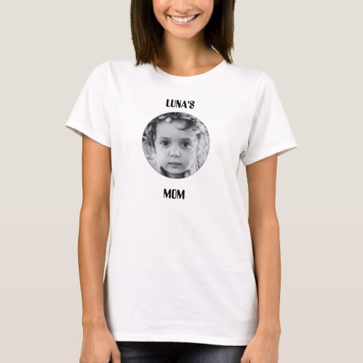 T-shirt Image et nom personnalisés  (Devant)