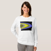 T-shirt Image fausse couleur des anneaux de Saturne (Devant entier)