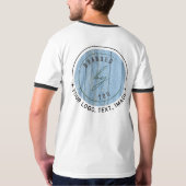 T-shirt Image Personnaliser | Basique pour hommes (Dos entier)