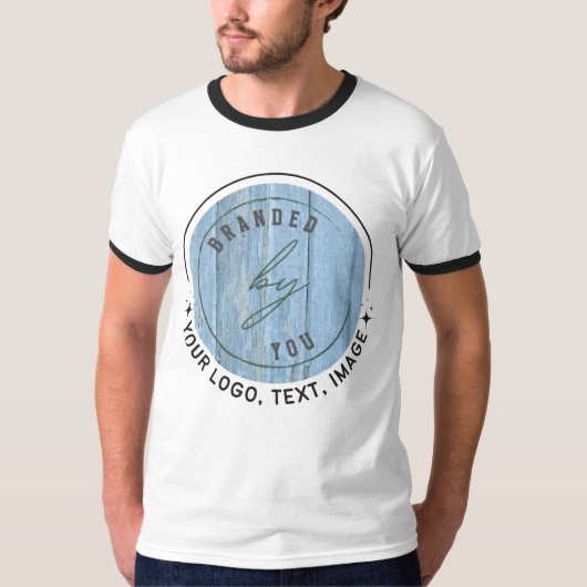 T-shirt Image Personnaliser | Basique pour hommes (Devant)