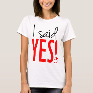 T-shirt image que j'ai dite oui