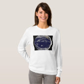 T-shirt Image satellite de la Terre 2 (Devant entier)