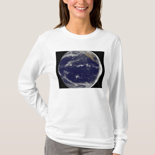 T-shirt Image satellite de la Terre 2 (Devant)