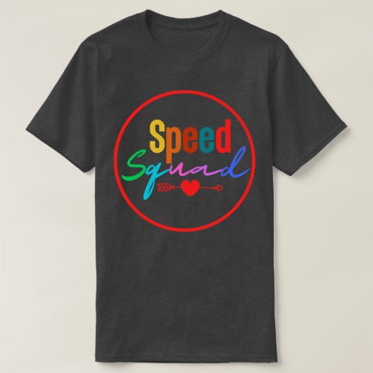 T-shirt Image simple de l'escouade de vitesse 3 (Design devant)