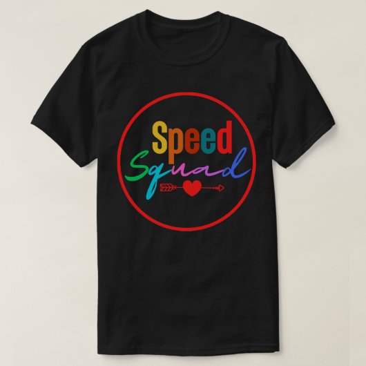 T-shirt Image simple de l'escouade de vitesse 3 (Design devant)