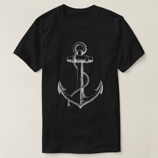 T-shirt Image style tatouage Ancre (Design devant)