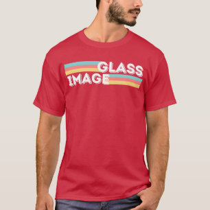 T-shirt Image sur verre rétro drôle