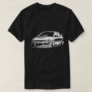 T-shirt Image vectorielle de Mitsubishi Evolution